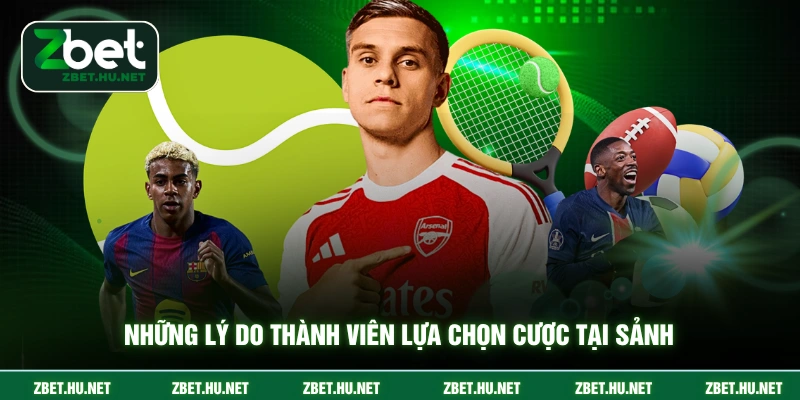 Thể thao Zbet Những lý do thành viên lựa chọn cược tại sảnh